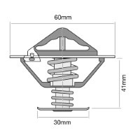 TRIDON HF Thermostat For Delta Tipper V138-Diesel 12/04-12/06 3.0L 1KD-FTV