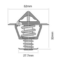 TRIDON HF Thermostat Hilux(Diesel)LN106-LN147R 10/88-4/05 2.4L3.0L 2LT,E,3L,5L,E
