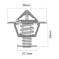 TRIDON HF Thermostat For Toyota Hilux Surf RZN(180W-215W)11/95-12/10 2.7L 3RZ-FE
