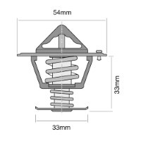TRIDON HF Thermostat For Ford Trader  10/95-04/99 4.6L TM