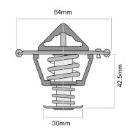 TRIDON HF Thermostat For Hyundai Sonata NF 06/05-05/08 3.3L Lambda