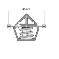 TRIDON HF Thermostat For Mazda Mazda2 DY MY05 06/05-08/07 1.5L MZR