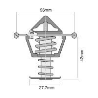TRIDON HF Thermostat For Mitsubishi FTO Import 01/94-07/00 2.0L 6A12 TT299-180