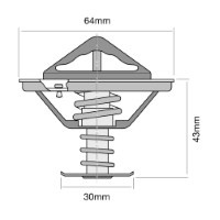 TRIDON HF Thermostat For Mitsubishi Magna - V6 TE, TF 04/96-03/99 3.0L 6G72-S4