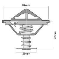 TRIDON HF Thermostat For Mitsubishi Pajero NK 10/96-07/97 3.5L 6G74