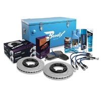 Bendix Ultimate 4x4 Brake Upgrade Kit Front Suits 4" for Patrol 98-07 (U4WD-BUK184)