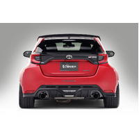 Varis – GR Yaris Arising 1 – Rear Skirt with Carbon Heat Shields – Matte Black – VATO-332