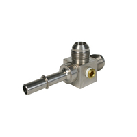 AEROMOTIVE 3/8? Male Quick Connect to (2) ORB-08 Male Flare T(15116)
