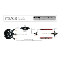 AEROMOTIVE EFI Dual Rail Stealth Fuel System(17350)