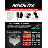 Brushless A1000 Fuel Pump w/Fuel Cell Pickup + Variable Speed Controller 18043