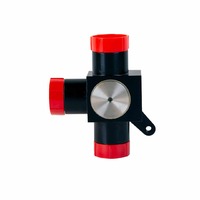 AEROMOTIVE Valve, Shut Off, Three Way, AN-08(44611)