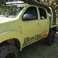 Direction-Plus Horizontal Logo Decal medium