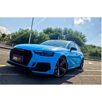 IPE (STAINLESS)EXHAUST SYSTEM-Front Pipe + Mid Pipe + Valvetronic Muffler + OBDii with Lighting Sensor + Tips(Chrome Silver)(RS5-B9 Coupe(2018 - on)OP