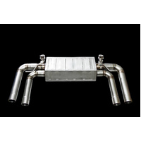 IPE (STAINLESS)EXHAUST SYSTEM-Mid Pipe + Valvetronic Muffler + OBDii with Lighting Sensor + Tips(Chrome Silver)(S3 (8V)Sedan(2013 - on))