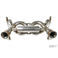 IPE (STAINLESS)EXHAUST SYSTEM Valvetronic Muffler + Tips( Titanium Polished Silver) Lamborghini Huracán  Performante(2019 - ON)