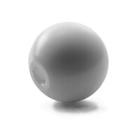 Killer B WRC Style Round Delrin Shift Knob White for Subaru WRX/STI/FXT/LGT (6MT)