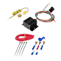 Proflow Adjustable Electric Fan Controller Wiring Harness Kit Thread-In Thermostat 150-240 Degree F Black