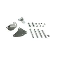 Proflow Power Steering Steel Bracket Kit Fits Saginaw Type II Pump SB Chev Short Water Pump Chrome