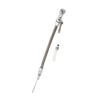 Proflow Engine Dipstick Braided Stainless Steel Aluminium Finish Handle For Chevrolet Big Block Each