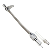 Proflow Transmission Dipstick Braided Stainless Steel Bellhousing Mount GM TH350 Each