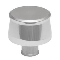 Proflow Breather Cap Push-In Smooth ,Polished Aluminum