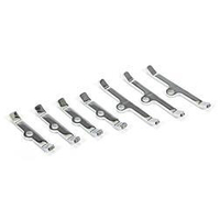 Proflow Valve Cover Spreader Bars Chrome Kit BB Chev
