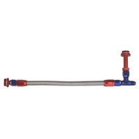 Proflow Fuel Line kit Holley 4150/4160 Universal Swivel-Seal Stainless Steel Hose -06AN Blue/Red