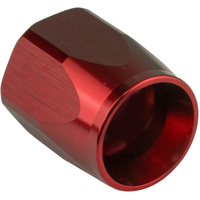 Proflow Replacement Hose End Socket Nut -08AN Aluminium Red