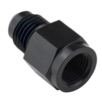 Proflow Female Adaptor 1/8in. NPT Straight To Male -04AN Black