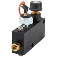 Proflow Adjustable Proportioning Valve Block brake switch Black Aluminium Kit