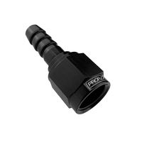 Proflow 3/8in. Straight Barb Male Fitting To 08AN Female Black