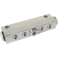 Proflow Billet Vacuum Manifold 7 Port w/ACC Polished