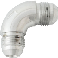 Proflow 90 Degree Union Flare Adaptor Fitting -06AN Polished