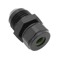 Proflow Barb End Adaptor Suit 3/8'' Barb to AN8 Male Black Each