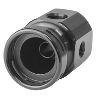 Proflow Bosch Fuel Regulator Adaptor AN6 ORB Ports 1/8'' NPT Port Inline Black