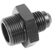 Proflow Valve Cover Breather Adaptor Hose End To -06AN Black For Holden Commodore VL For Nissan RB