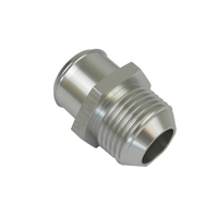Proflow Valve Cover Breather Adaptor Universal Push In Hose End To -12AN Silver
