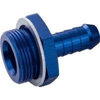 Proflow Fitting Inlet Fuel Adaptor Male Holley Fuel Bowl 1/2in. Male Barb Blue