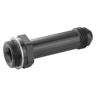 Proflow Fitting Inlet Fuel Adaptor Male Holley Fuel Bowl 7/8 x 20 To -08AN Male 3in. Black