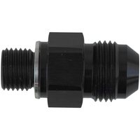 Proflow Fitting Adaptor Ford / GM Transmission 1/4in. Npsm Straight To -06AN Black
