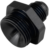 Proflow Fitting Adaptor Male 22mm x 1.50mm To Fitting Adaptor Male -06AN Black