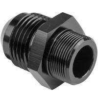 Proflow Fitting Adaptor Male 19mm x 1.00mm To Fitting Adaptor Male -10AN Black