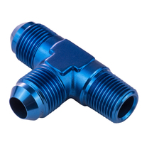 Proflow Flare Flare Union Adaptor -12AN To 3/4in. NPT On Run Blue