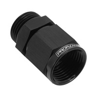 Proflow Fitting Adaptor Male -08AN ORB To Female -08AN Black