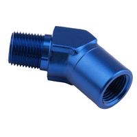 Proflow 45 Degree Coupler Female - Male Elbow 1/4in. NPT Blue