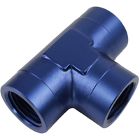 Proflow Female Adaptor Pipe Tee 1/8in. NPT Blue