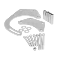 Proflow Alternator Bracket Kit For Chevrolet Big Block Steel Chrome Low Mount Short & Long Water Pump