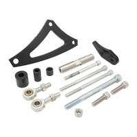 Proflow Alternator Bracket Kit Billet Aluminium BB Ford 429-460 Drivers Side Low Mount Black. Kit