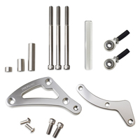 Proflow Alternator Bracket Kit Aluminium Polished Water Pump Mount Mopar For Chrysler Small Block