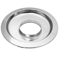 Proflow Air Filter Offset Flat Base 14in. Suit 5-1/8in. Neck Chrome